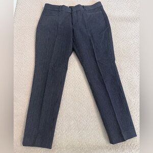 Banana Republic Navy Pinstripe Jackson Fit Trousers